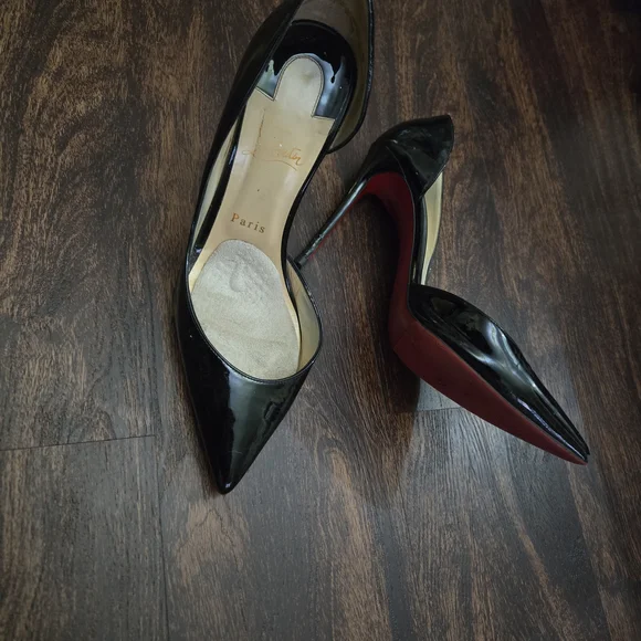 Christian Louboutin Black Patent Heels - Picture 5 of 5